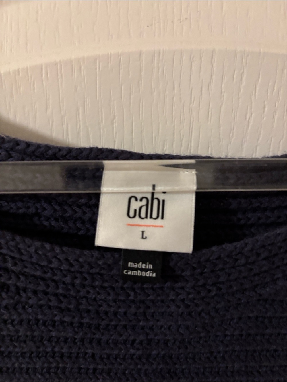 CAbi Trident Swing Sweater in Navy Blue size L - Picture 3 of 5